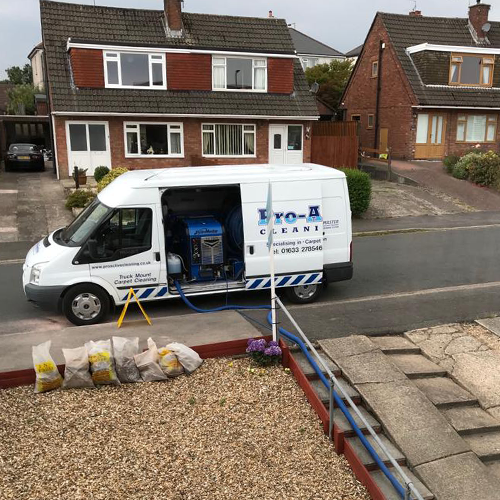 Proactive Domestic Carpet Cleaning van